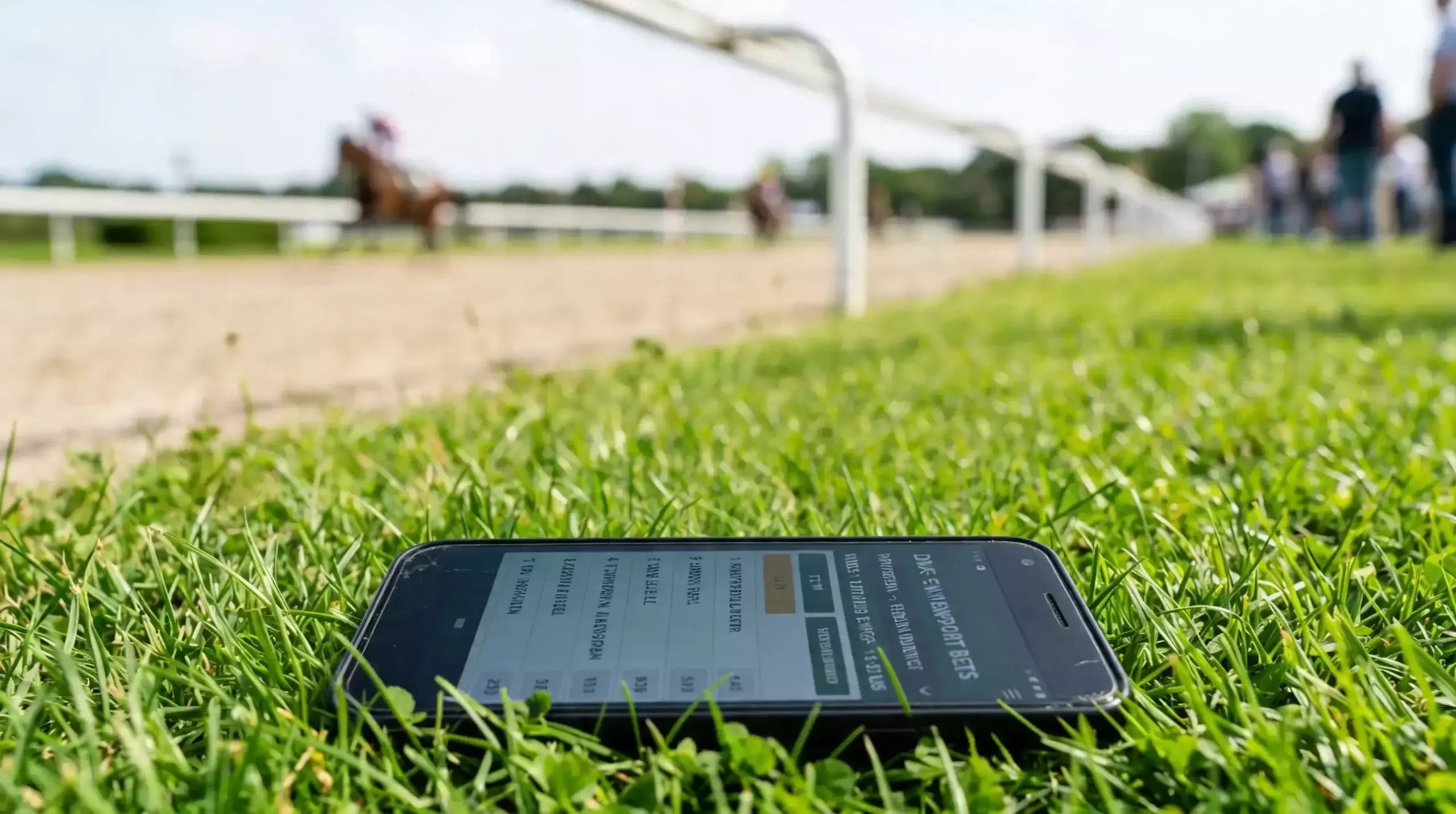 Mobiel wedden op paardenraces via een smartphone app