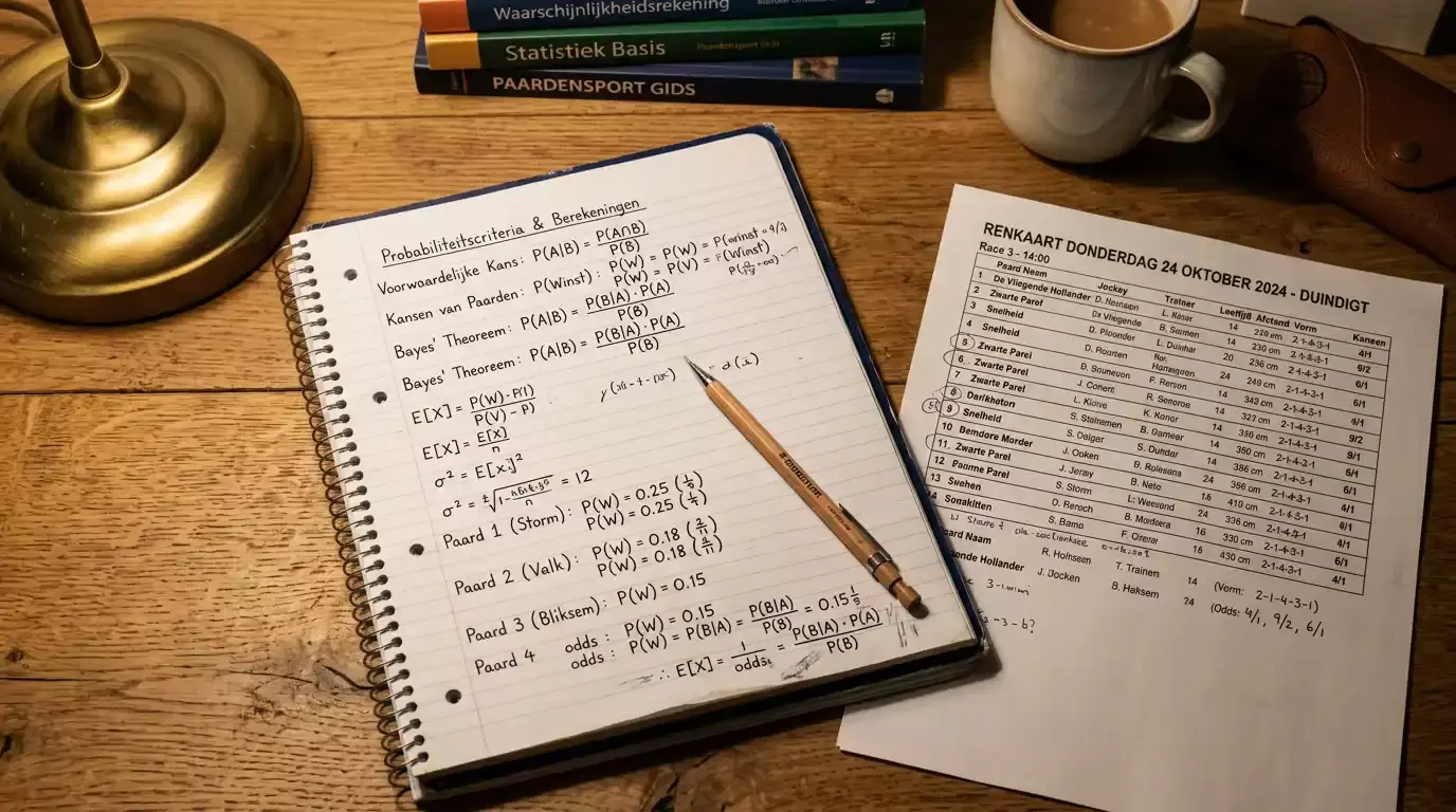 Berekening van value bij een paardenrace weddenschap met formule en odds